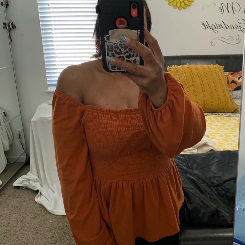 Fashion on earth off the shoulder peplum top - Picture 11 of 11